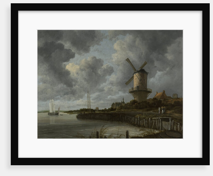 The Windmill at Wijk Duurstede, c.1668-70 by Jacob Isaaksz. or Isaacksz. van Ruisdael
