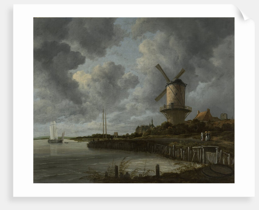 The Windmill at Wijk Duurstede, c.1668-70 by Jacob Isaaksz. or Isaacksz. van Ruisdael