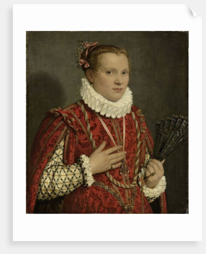 Portrait of a Young Woman, 1560-78 by Giovanni Battista Moroni