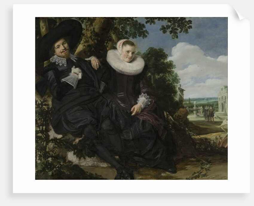 Portrait of a Couple, Probably Isaac Abrahamsz Massa and Beatrix van der Laen, c.1622 by Frans Hals