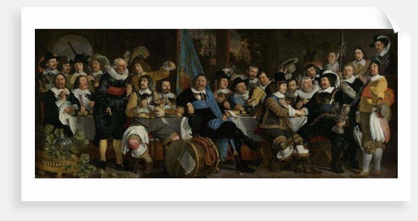 Banquet of the Crossbowmen's Guild in Celebration of the Treaty of Munster, 1648 by Bartolomeus van der Helst