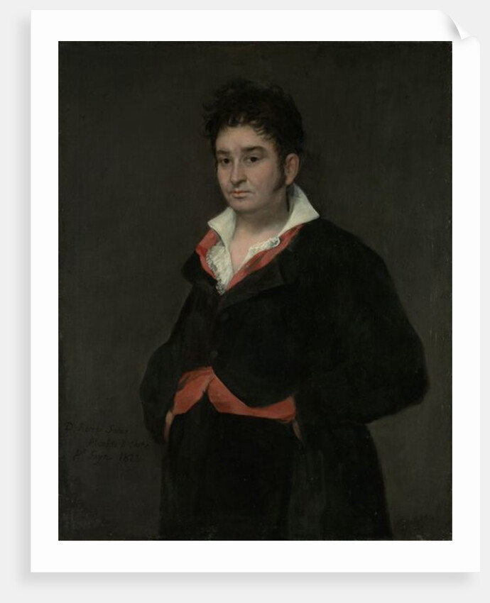 Portrait of Don Ramon Satue, 1823 by Francisco Jose de Goya y Lucientes