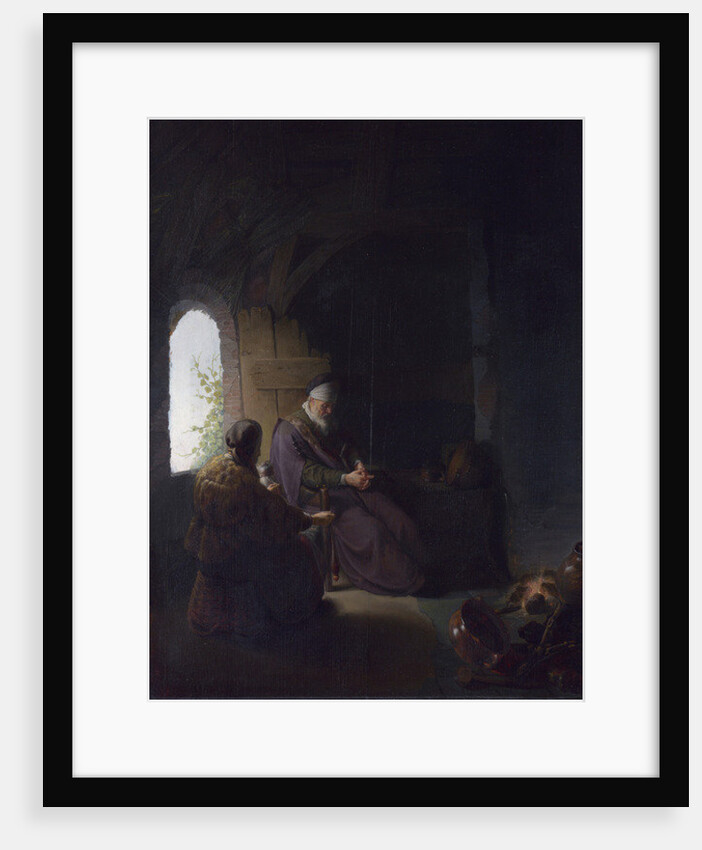 Anna and the Blind Tobit, c.1630 by Rembrandt Harmensz. van Rijn