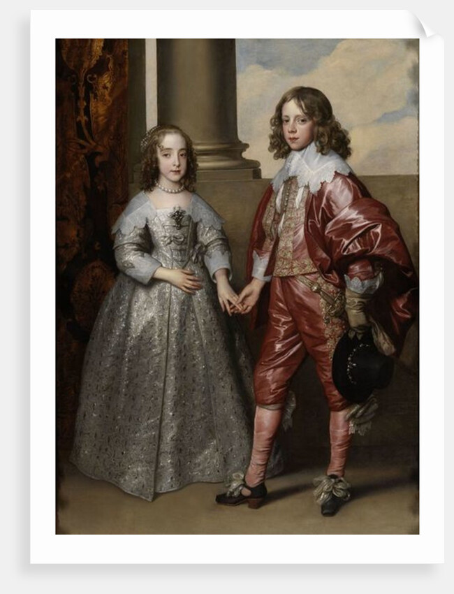 William II, Prince of Orange, and his Bride, Mary Stuart, 1641 by Anthony van Dyck