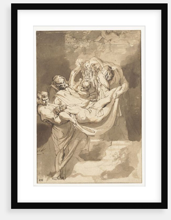 Deposition of Christ in tomb, 1615-17 by Peter Paul Rubens
