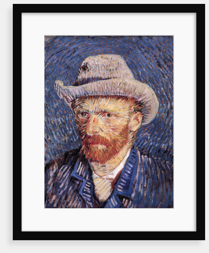 Self Portrait with Felt Hat, 1887-88 by Vincent van Gogh