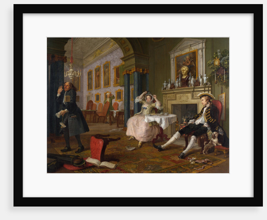 Marriage a la Mode: II - The Tete a Tete, c.1743 by William Hogarth