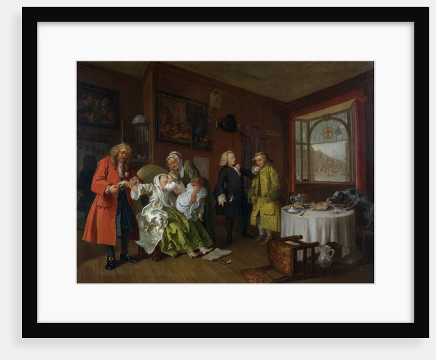 Marriage a la Mode: VI, The Lady's Death, c.1743 by William Hogarth