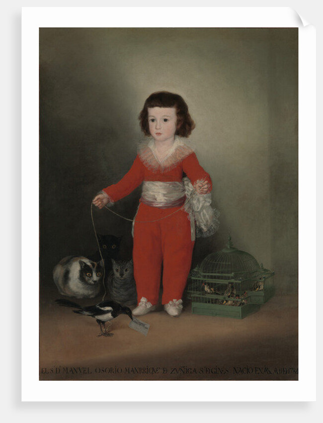 Don Manuel Osorio Manrique de Zuniga, 1790 by Francisco Jose de Goya y Lucientes