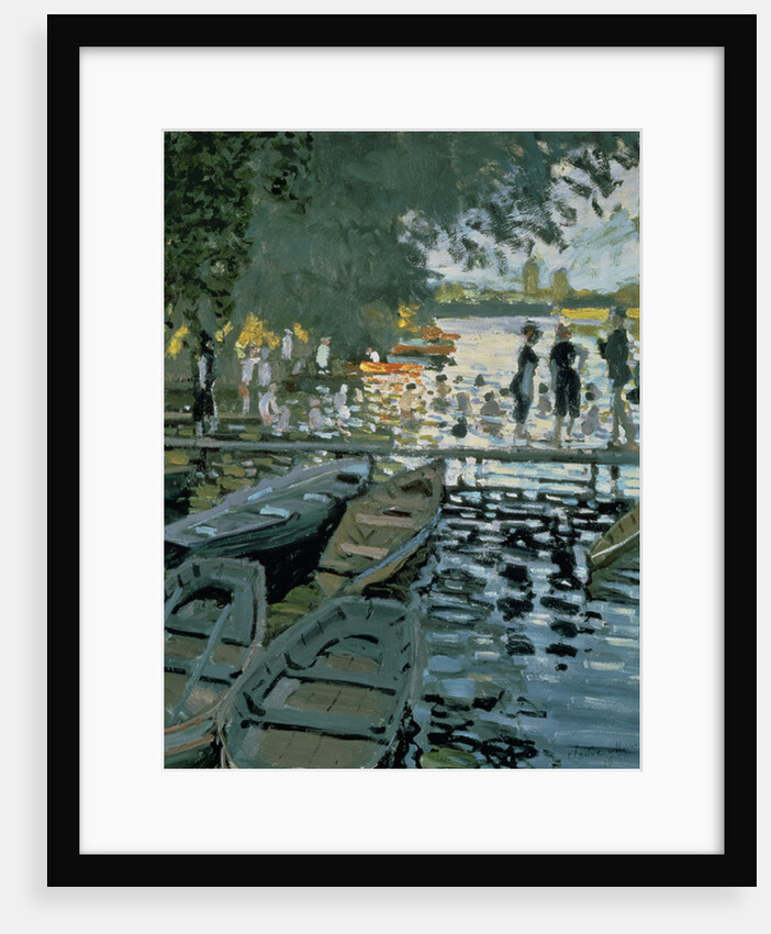 Bathers at La Grenouillere, 1869 by Claude Monet