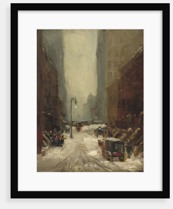 Snow in New York, 1902 by Robert Cozad Henri