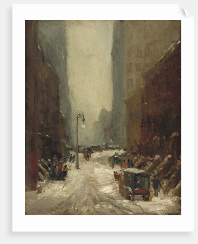 Snow in New York, 1902 by Robert Cozad Henri