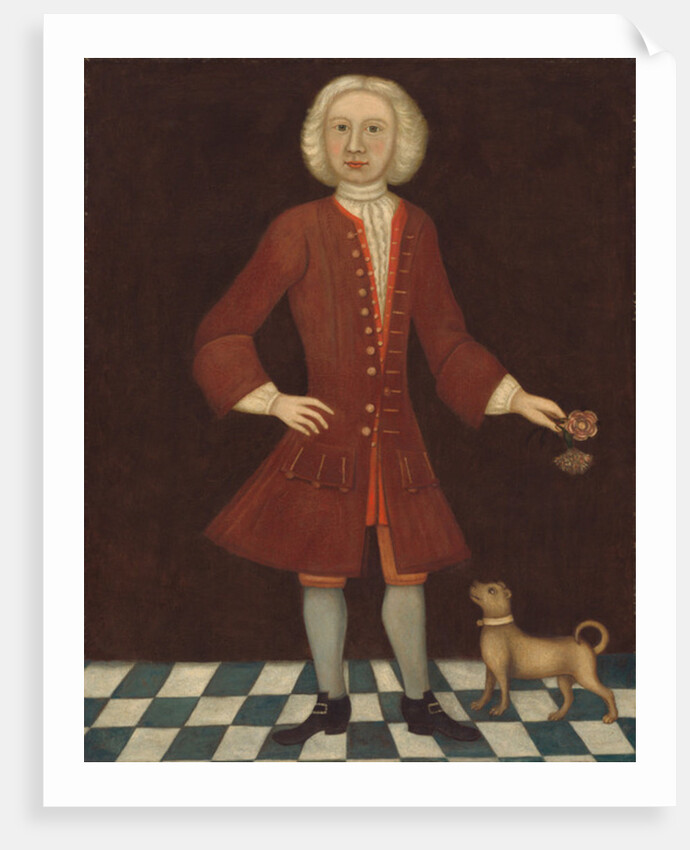 Portrait of Jonathan Bentham, c.1725 by American School