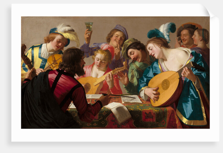 The Concert, 1623 by Gerrit van Honthorst