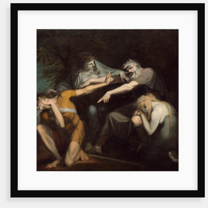 Oedipus Cursing His Son, Polynices, 1786 by Henry Fuseli