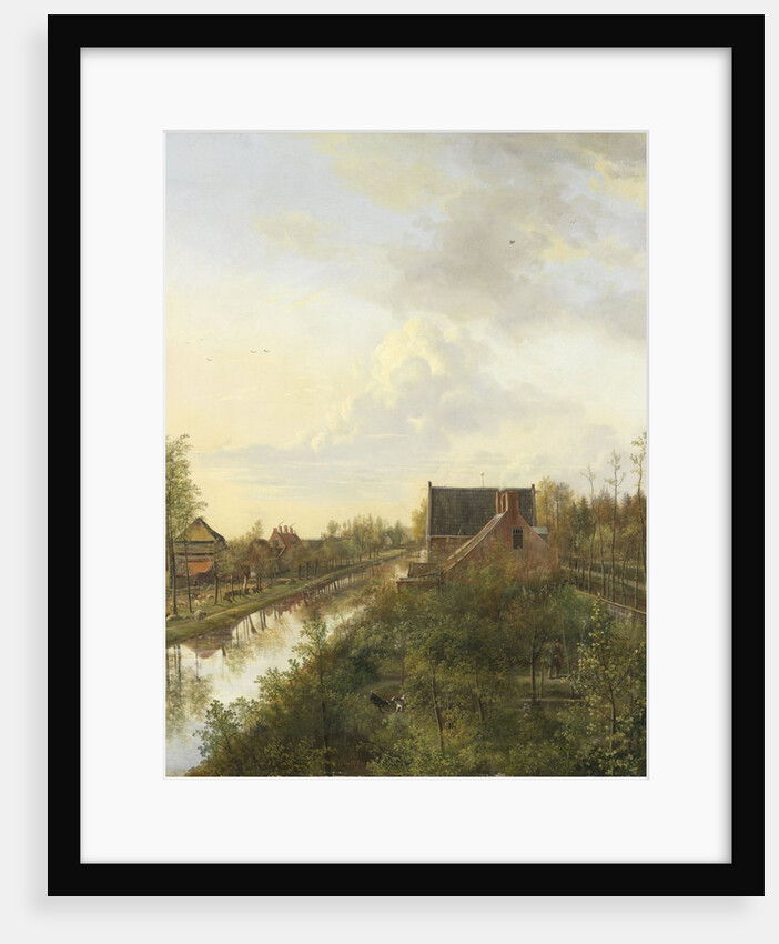 The Canal at Graveland, 1818 by Pieter Gerardus van Os