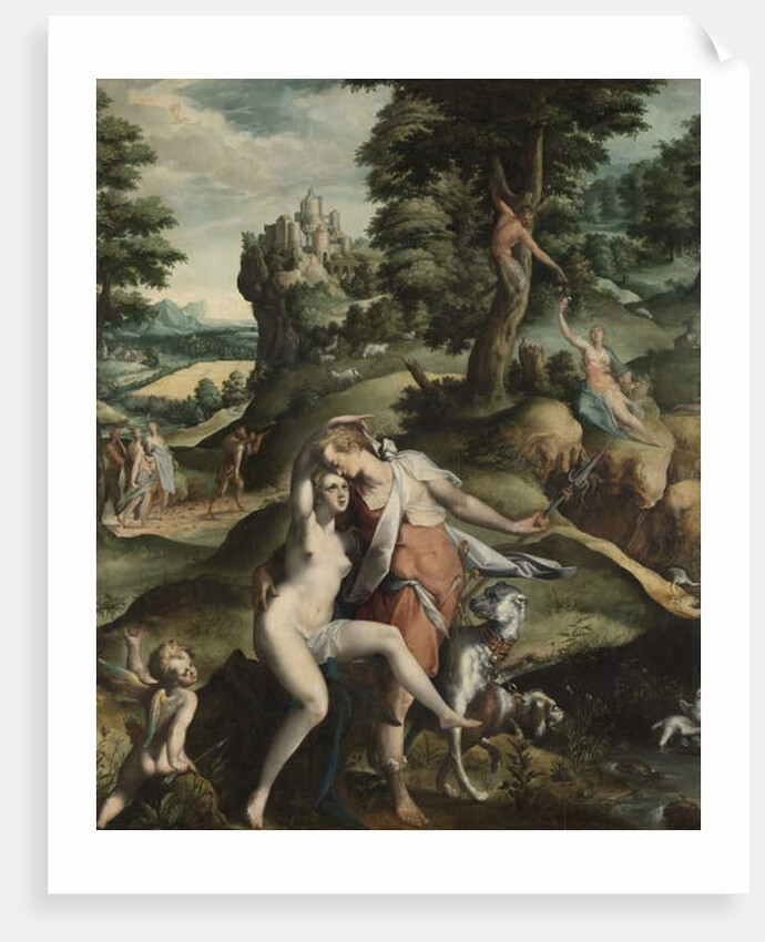 Venus and Adonis, c.1585-90 by Bartholomaeus Spranger