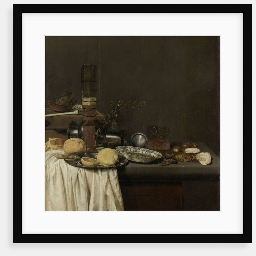 Still Life with a Tall Beer Glass, 1647 by Jan Jansz. van de Velde