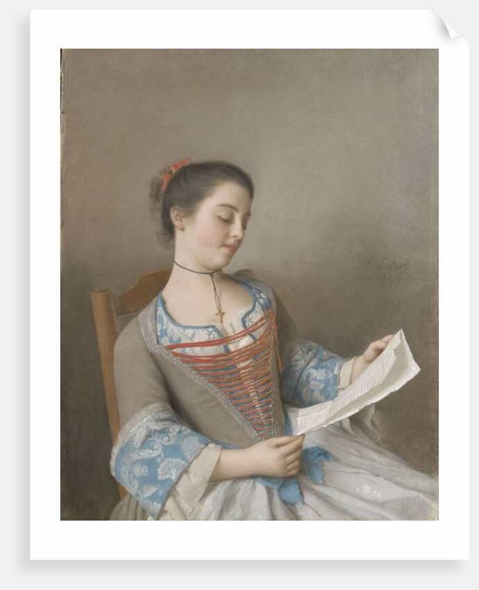 La liseuse Marianne Lavergne by Jean-Etienne Liotard
