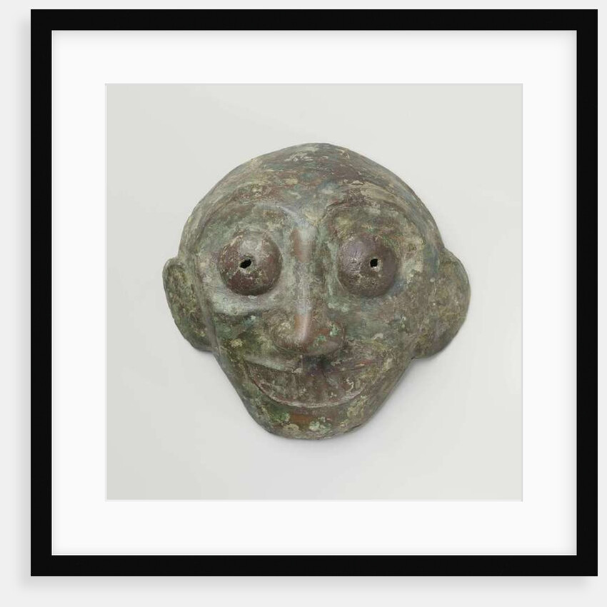 Chinese bronze mask, c.1100-800 BC by Anonymous Anonymous