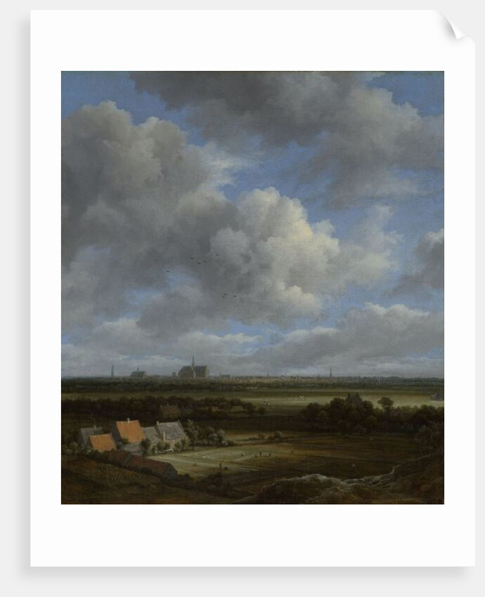 View of Haarlem from the Northwest with the Bleaching Fields in the Foreground, c.1650-82 by Jacob Isaaksz. or Isaacksz. van Ruisdael