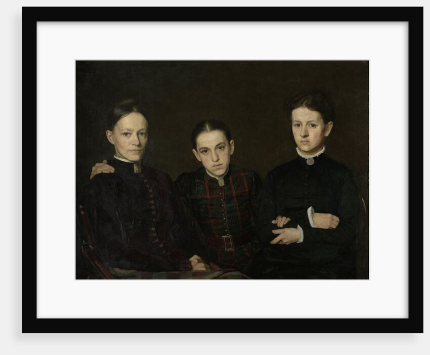 Portrait of Cornelia, Clara and Johanna Veth, 1885 by Jan Pieter Veth