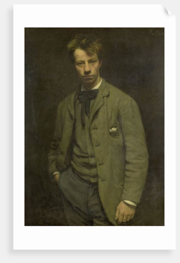 Portrait of Albert Verwey, 1885 by Jan Pieter Veth