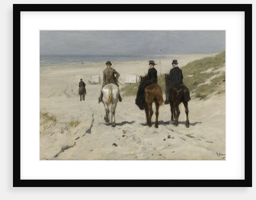 Morning Ride along the Beach, 1876 by Anton Mauve