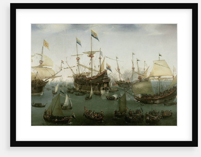 The Return to Amsterdam of the Second Expedition to the East Indies, 1599 by Hendrick Cornelisz Vroom