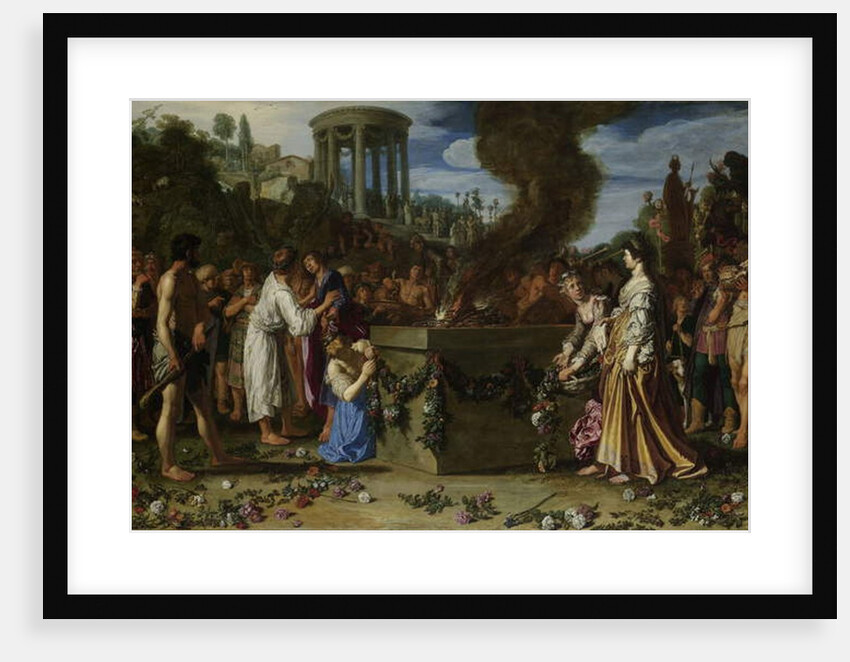 Orestes and Pylades Disputing at the Altar, 1614 by Pieter Lastman