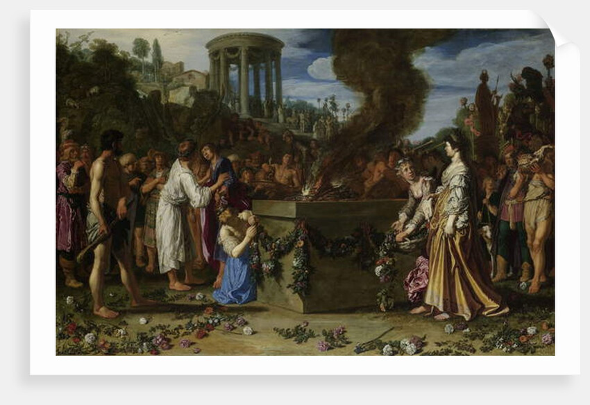 Orestes and Pylades Disputing at the Altar, 1614 by Pieter Lastman