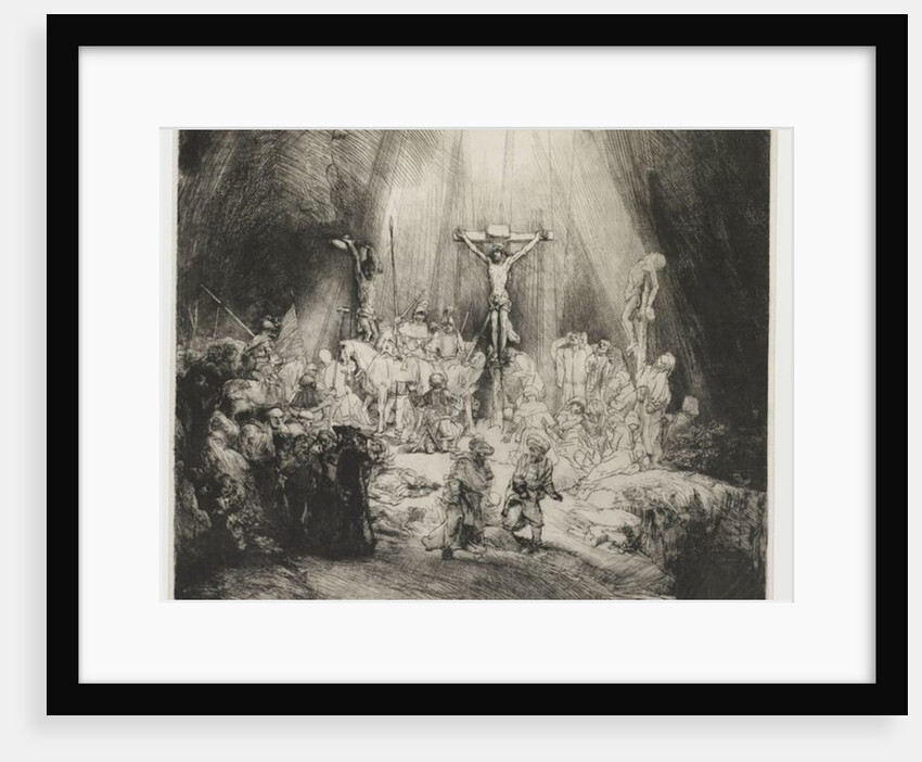 The Three Crosses, 1653 by Rembrandt Harmensz. van Rijn