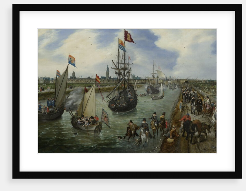 The Departure of a Dignitary from Middelburg, 1615 by Adriaen Pietersz. van de Venne