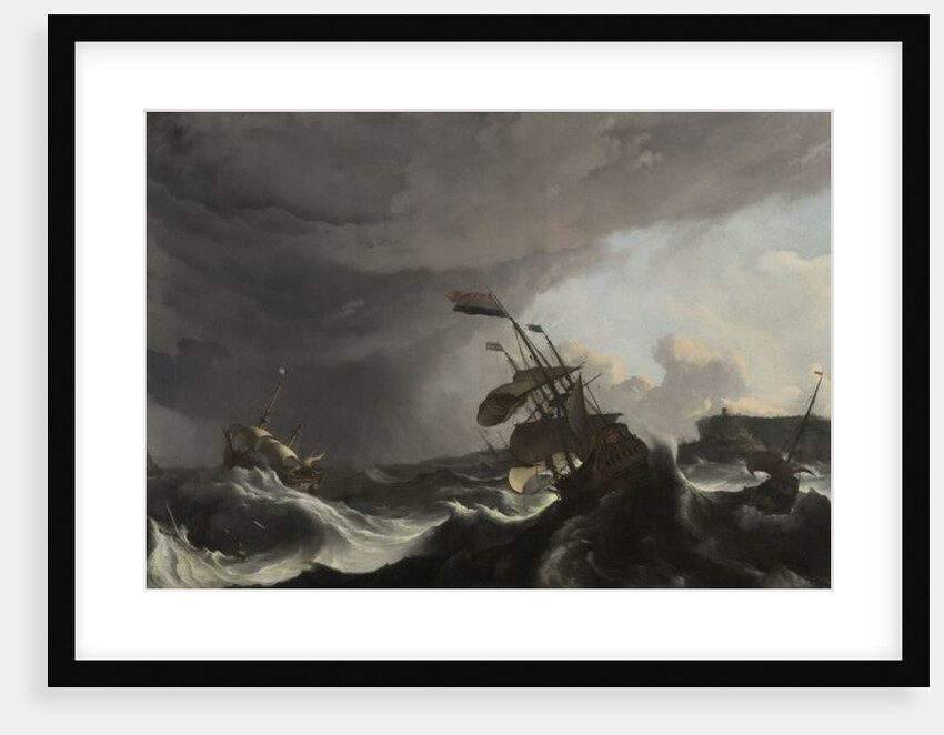 The Battle of Terheide, c.1695 by Ludolf I Backhuysen