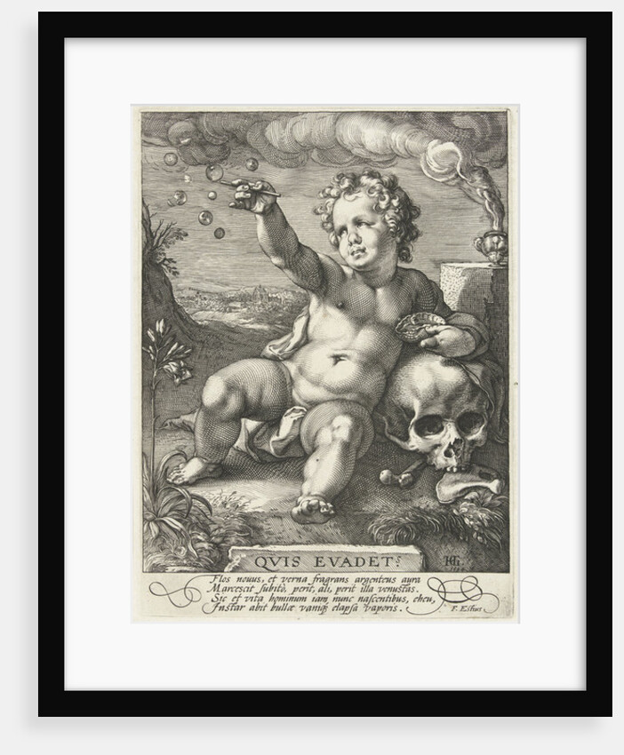 Homo Bulla, 1594 by Hendrik Goltzius