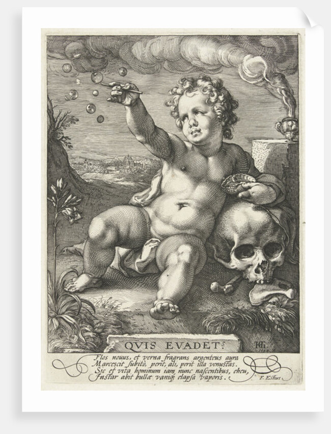 Homo Bulla, 1594 by Hendrik Goltzius