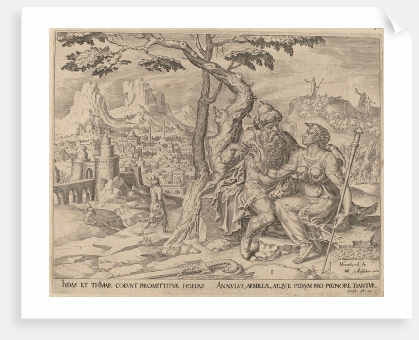 Judah giving Tamar the pledge, c.1566 by Maarten van Heemskerck