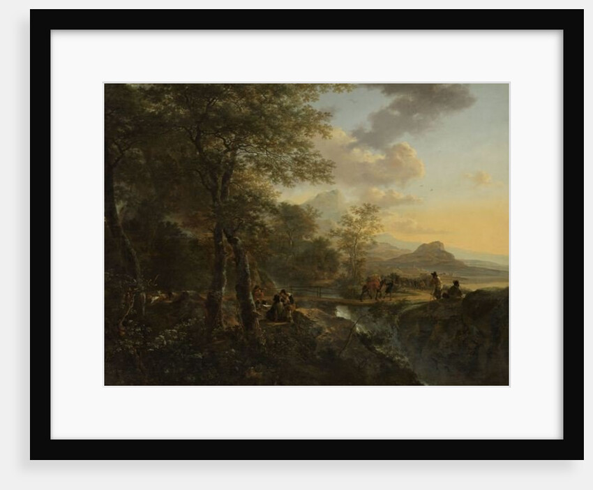 Italian Landscape with a Draughtsman, c.1650-52 by Jan Both