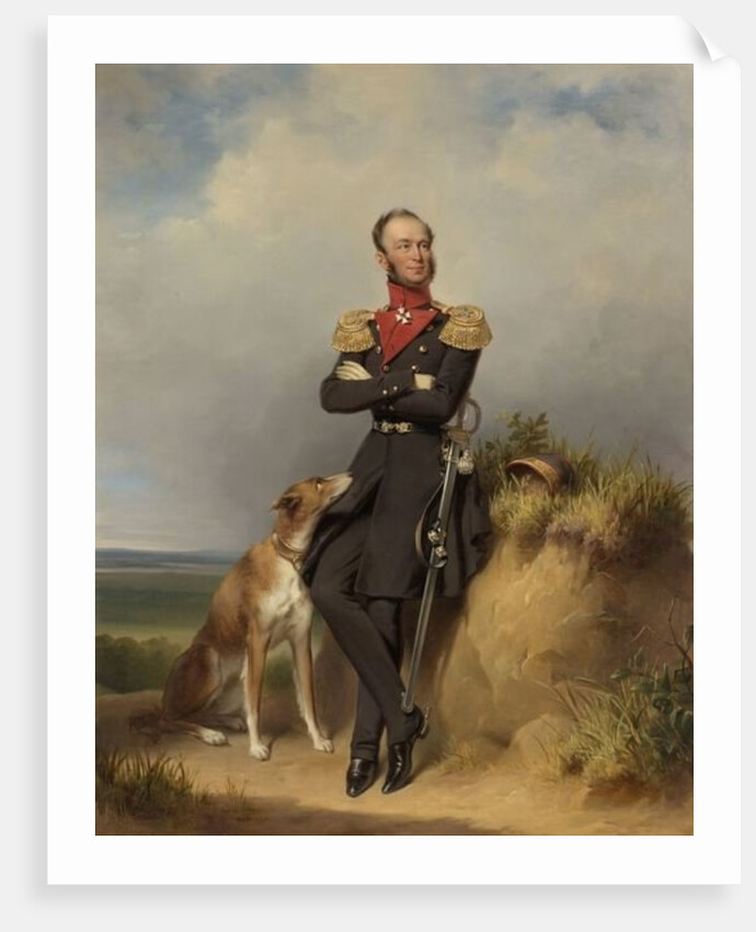 Portrait of William II, King of the Netherlands, 1839 by Jan Adam Janszoon Kruseman