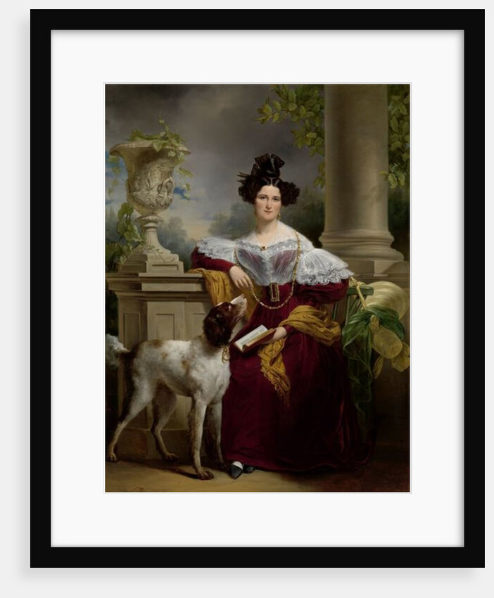 Portrait of Alida Christina Assink by Jan Adam Janszoon Kruseman