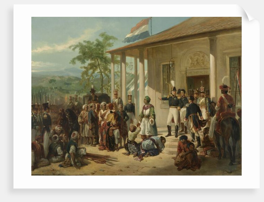 The Arrest of Diepo Negoro by Lieutenant-General Baron De Kock by Nicholas Pieneman