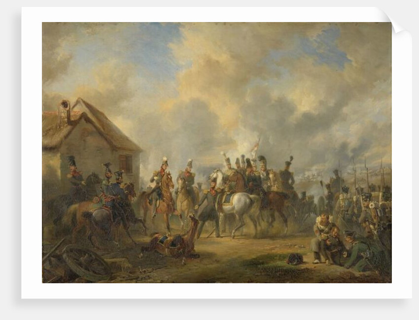 The Battle of Bautersem during the Ten Days Campaign, 1833 by Nicholas Pieneman