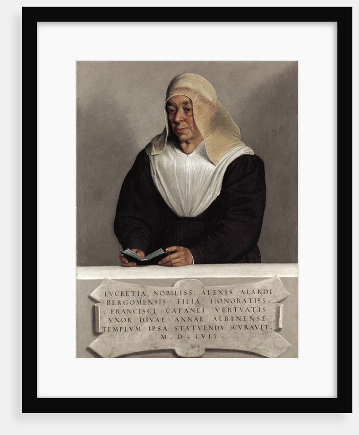 The Abbess Lucrezia Vertova Agliardi by Giovanni Battista Moroni