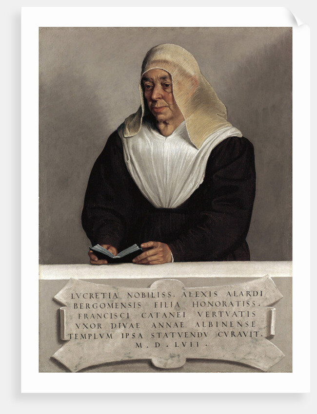 The Abbess Lucrezia Vertova Agliardi by Giovanni Battista Moroni