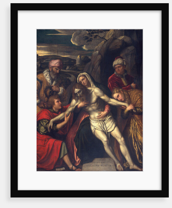 The Entombment, 1554 by Alessandro Bonvicino Moretto