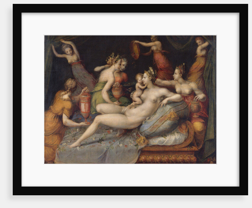 The Birth of Cupid by Master of Flora