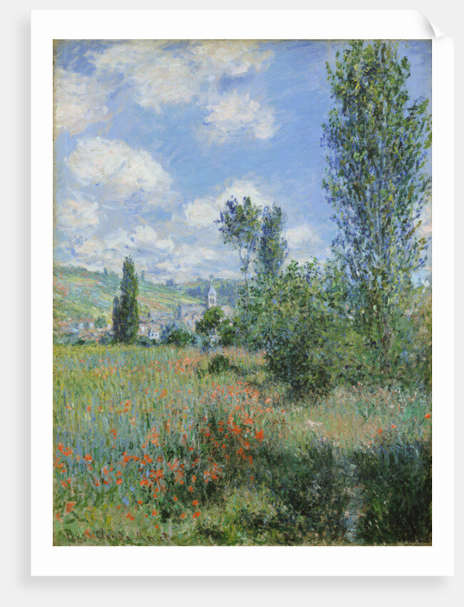View of Vetheuil, 1880 by Claude Monet
