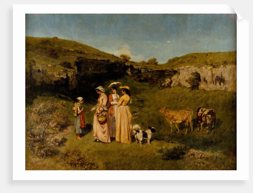 Young Ladies of the Village, 1851-2 by Gustave Courbet