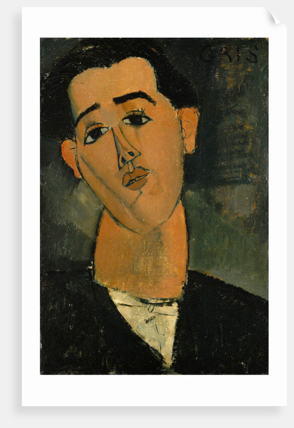 Portrait of Juan Gris 1915 by Amedeo Modigliani