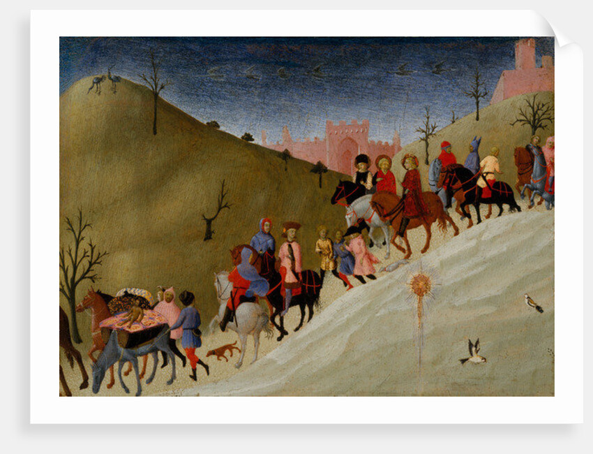 The Journey of the Magi, c.1433-5 by Sassetta